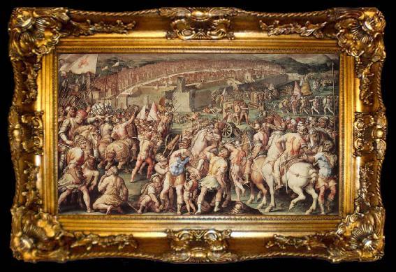 framed  Giorgio Vasari Taking of Pisa, ta009-2